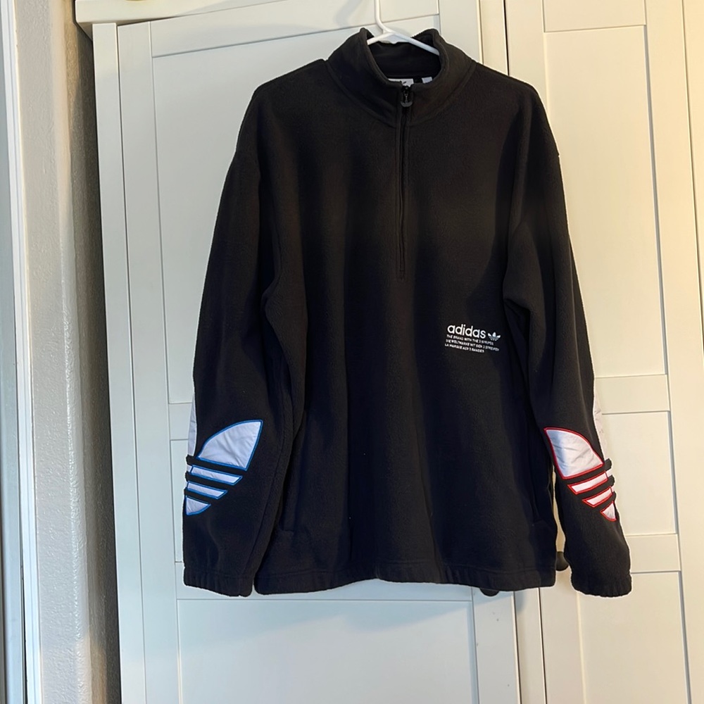 Men’s adidas half zip jacket